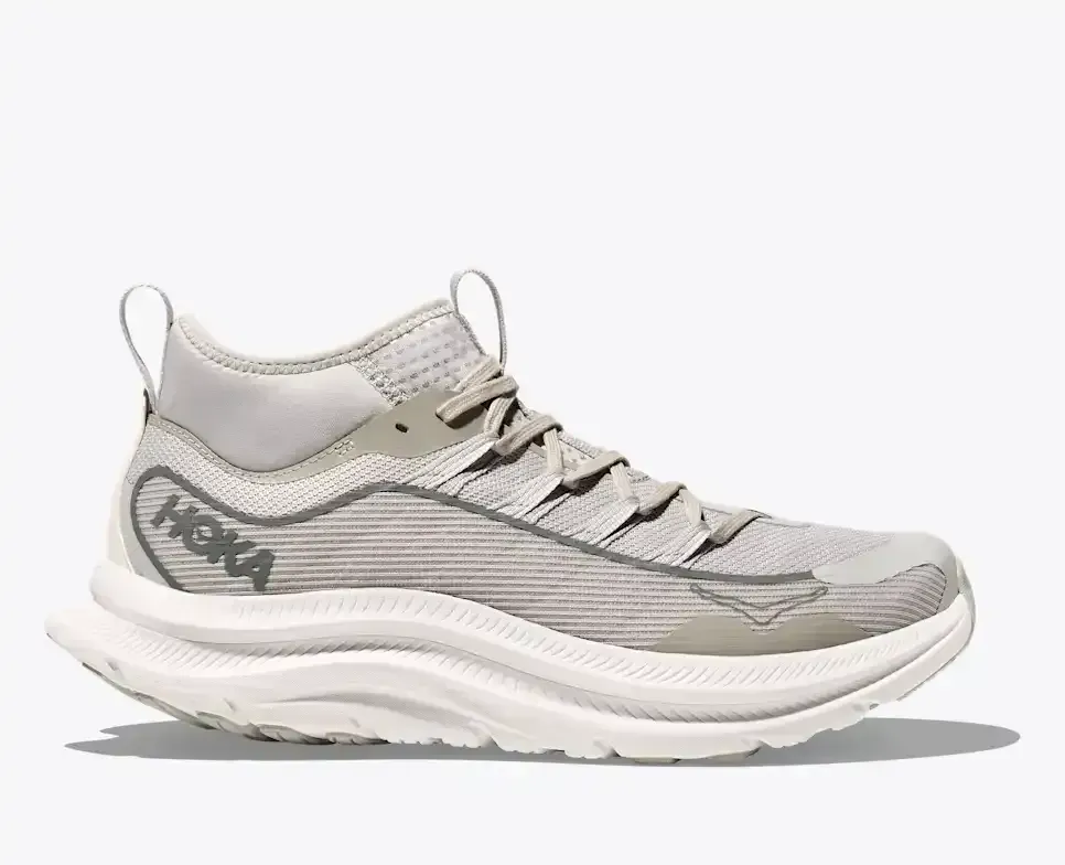HOKA Kawana Mid Stardust Weiß Media front view