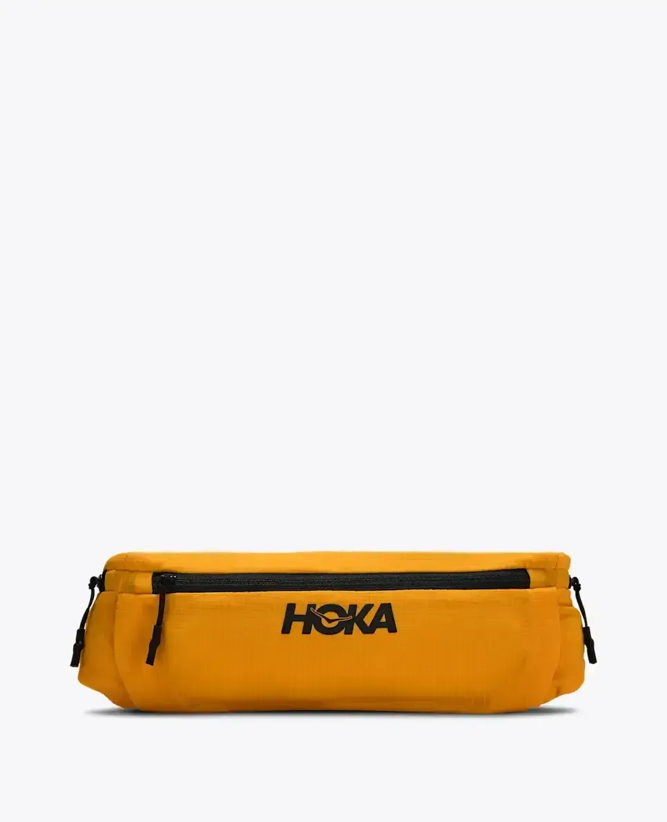 HOKA Laufgürtel Eigelb Media front view
