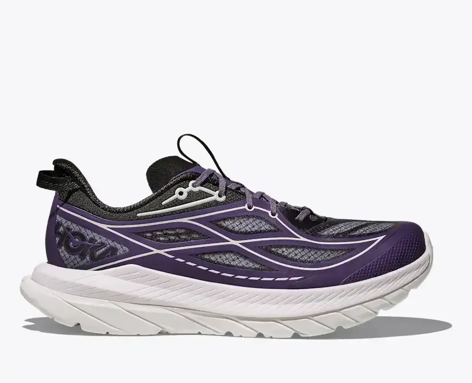 HOKA Mach Remastered Berry Patch Carbon Black (Damen) Media front view