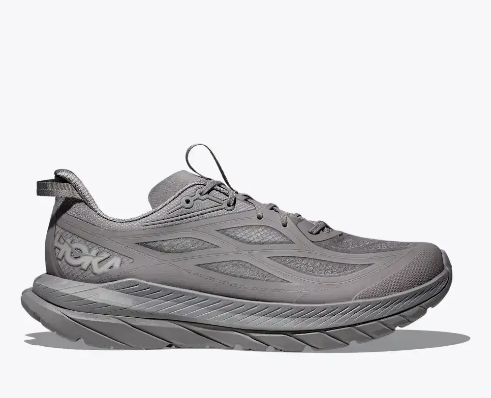 HOKA Mach Remastered Galactic Grey Media front view