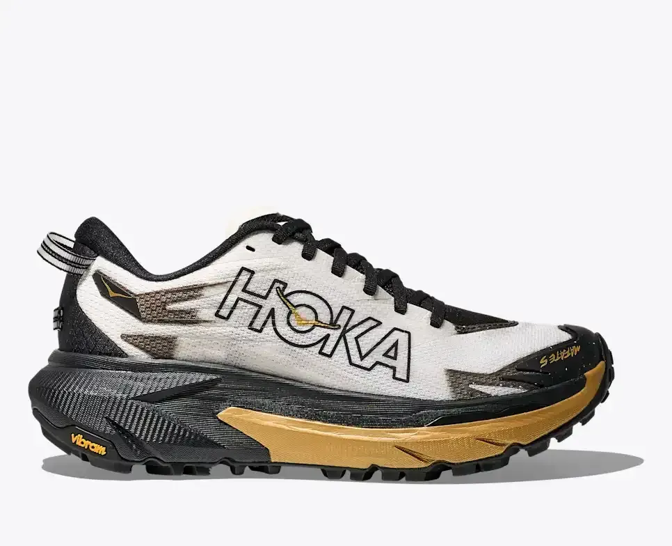HOKA Mafate 5 Black Gold (Damen) Media front view