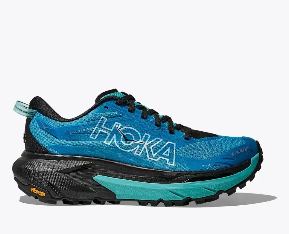 HOKA Mafate 5 Skyward Blau Schwarz (Damen) Media front view
