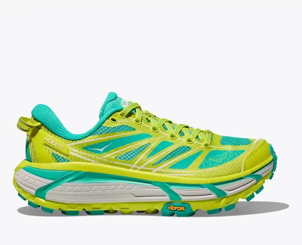 HOKA Mafate Speed ​​2 Citrus Electric Media front view