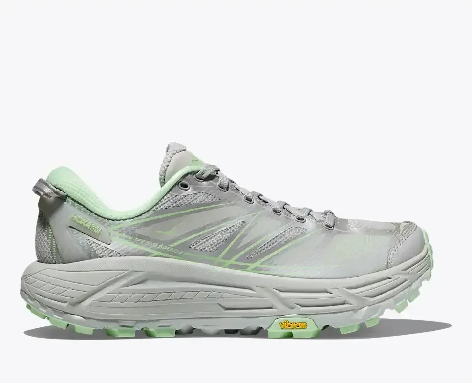 HOKA Mafate Speed ​​2 Mercury Harbor Mist Media front view