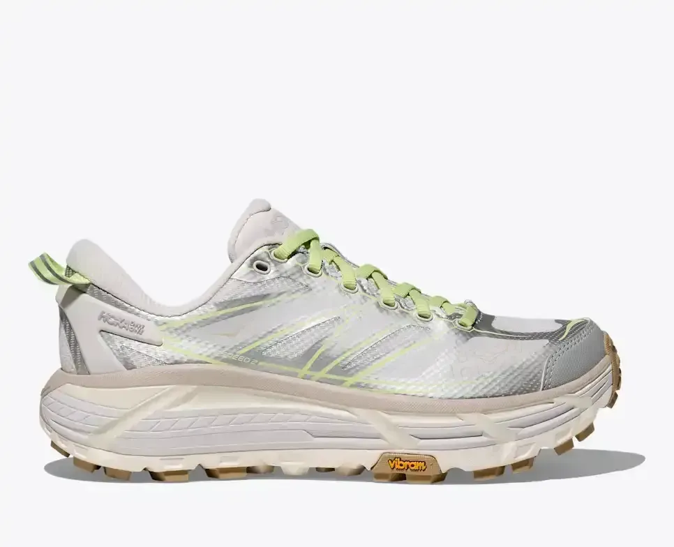 HOKA Mafate Speed ​​2 Silbermörtel Media front view
