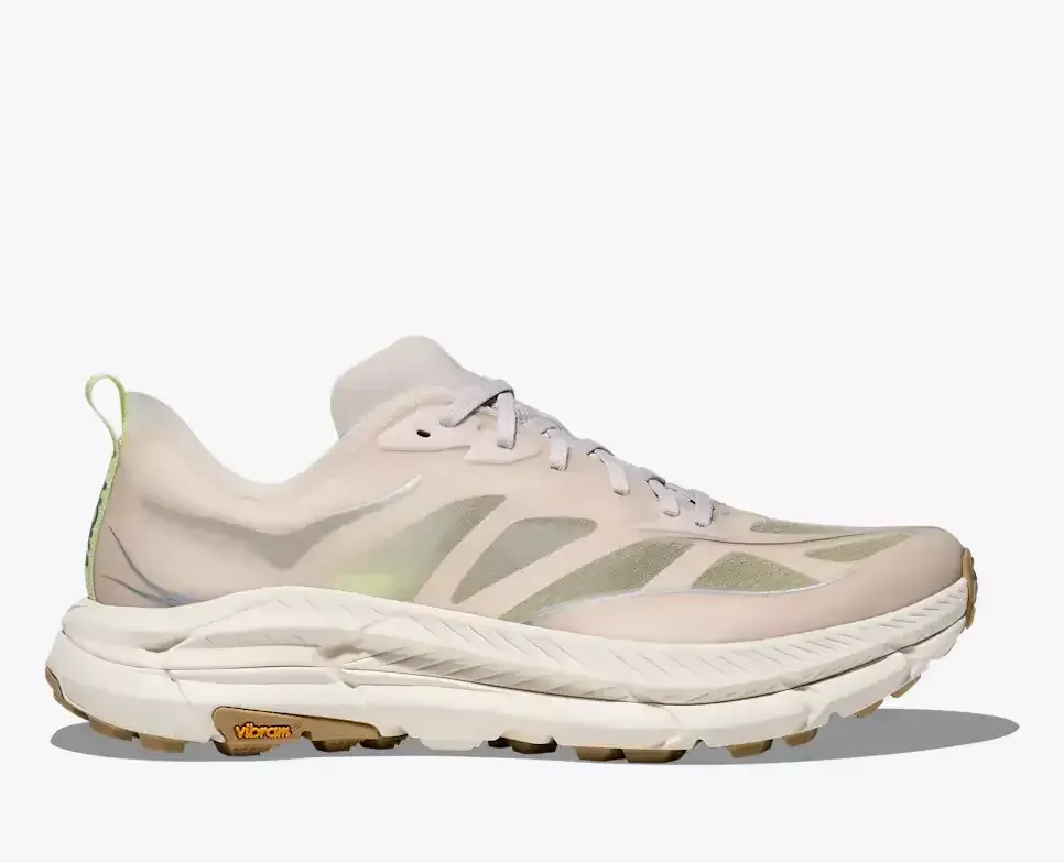 HOKA Mafate Speed ​​4 Lite Stucco Alabaster Media front view