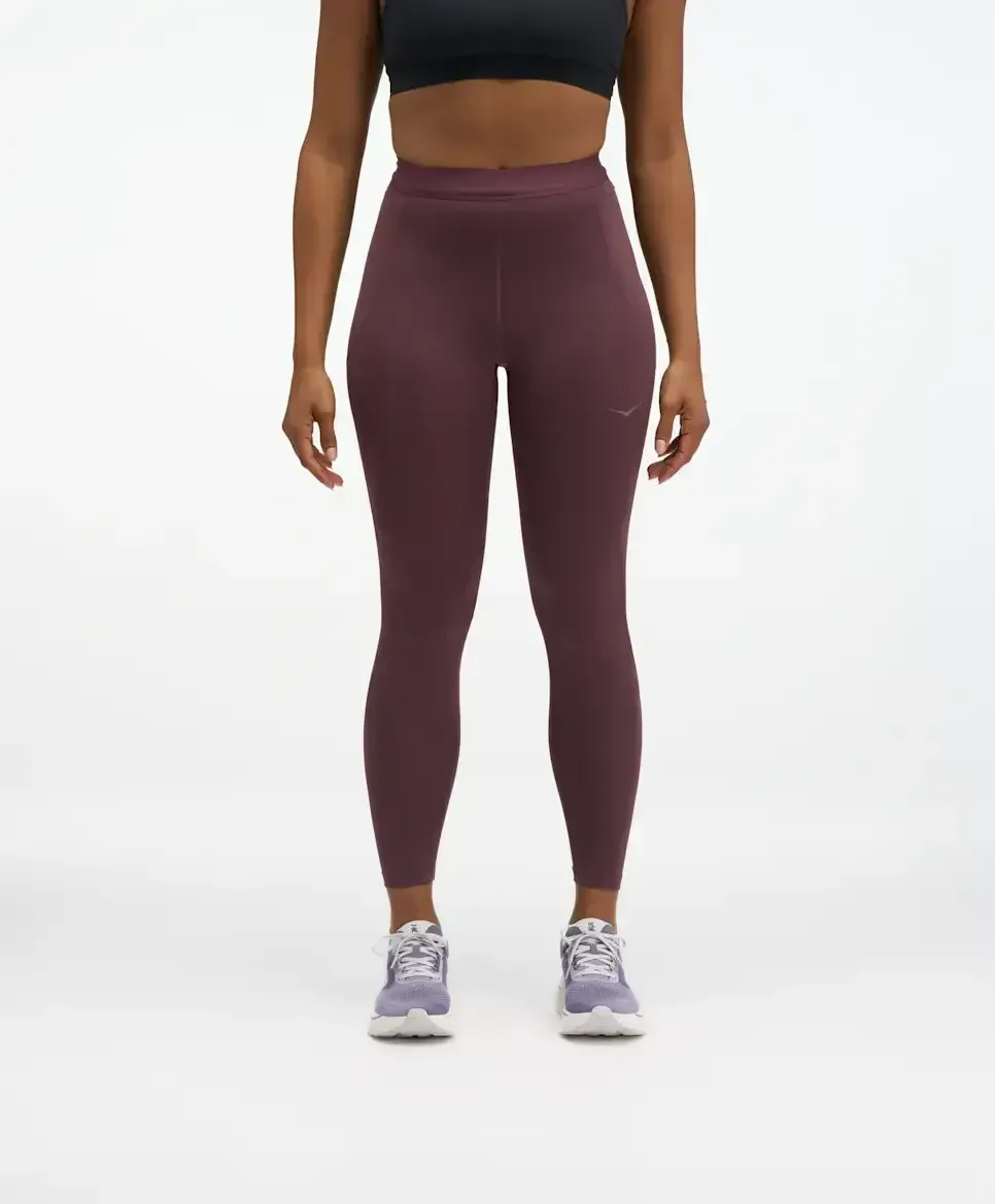 HOKA Novafly Run Tight 25″ Deep Mauve (Damen) Media front view