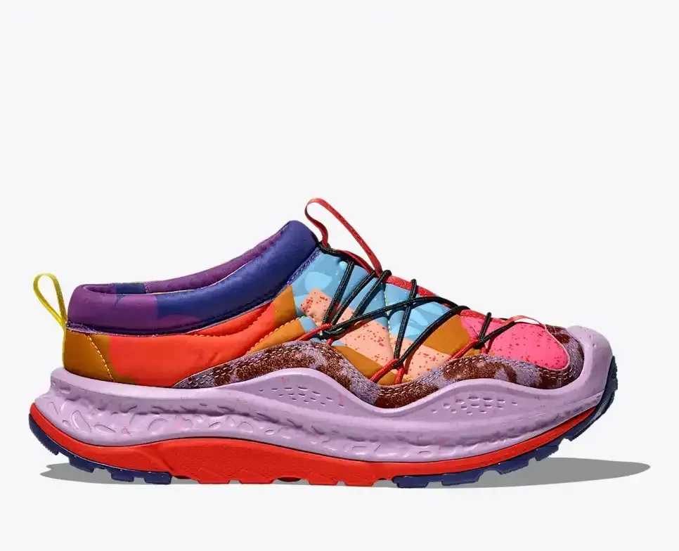 HOKA Ora Primo Studio Proba Vermillion Orange Gold Media front view