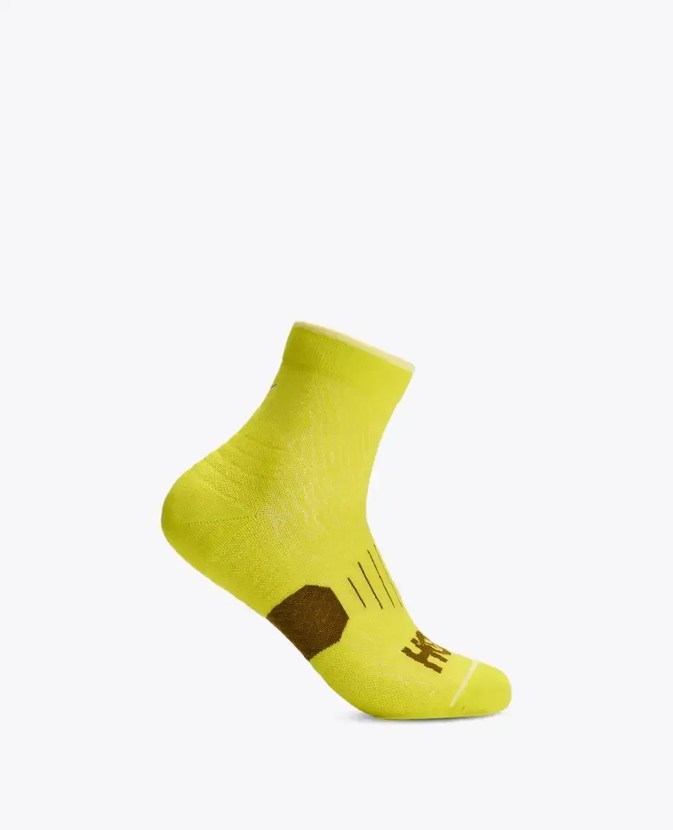 HOKA Quarter Run Socke Hoka Citrus Media front view