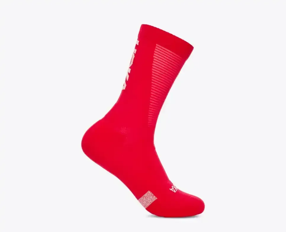 HOKA Race Day Crew Socke Habanero Media front view