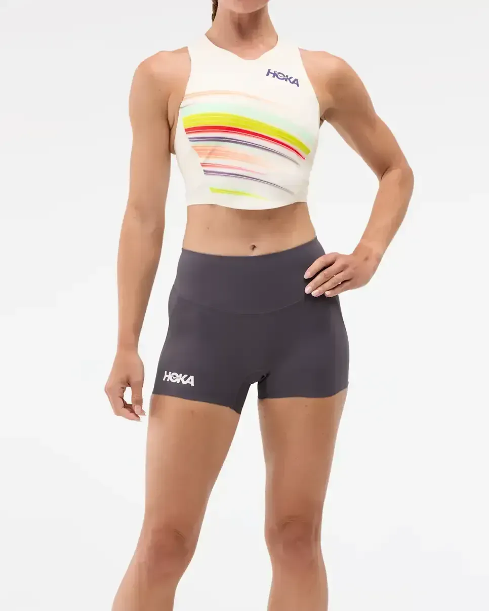 HOKA Race Day Fitted 2,5″ Short Squid Ink (Damen) Media front view