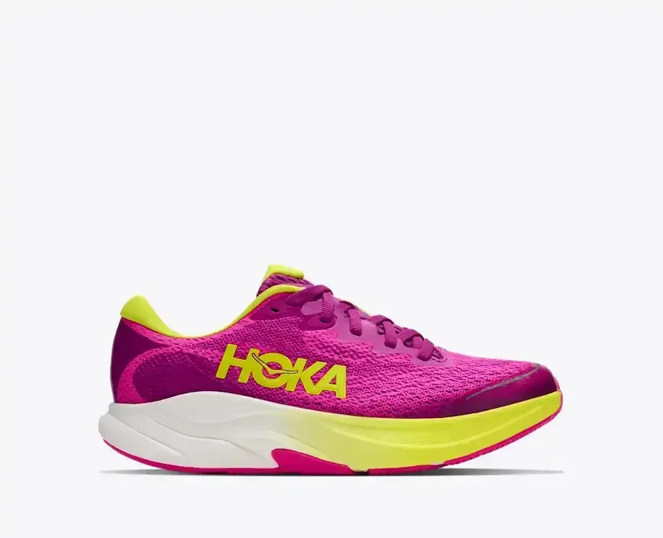HOKA Rincon 4 Fuchsia (GS) Media front view