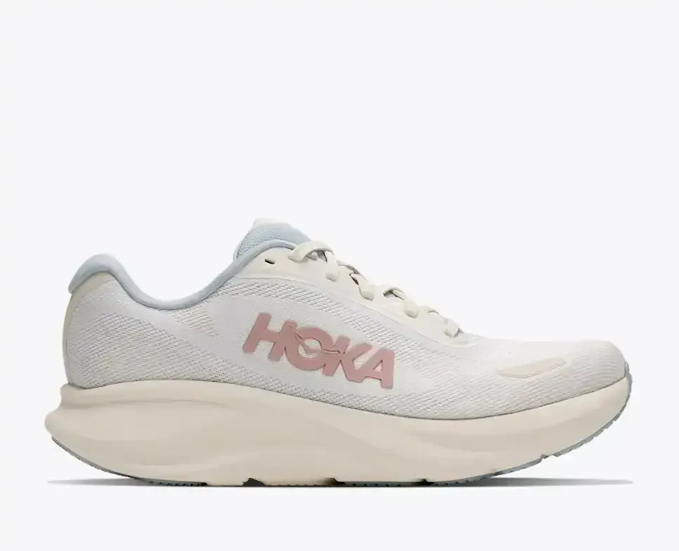 HOKA Rincon 5 Alabaster Mineral Blue (Damen) Media front view