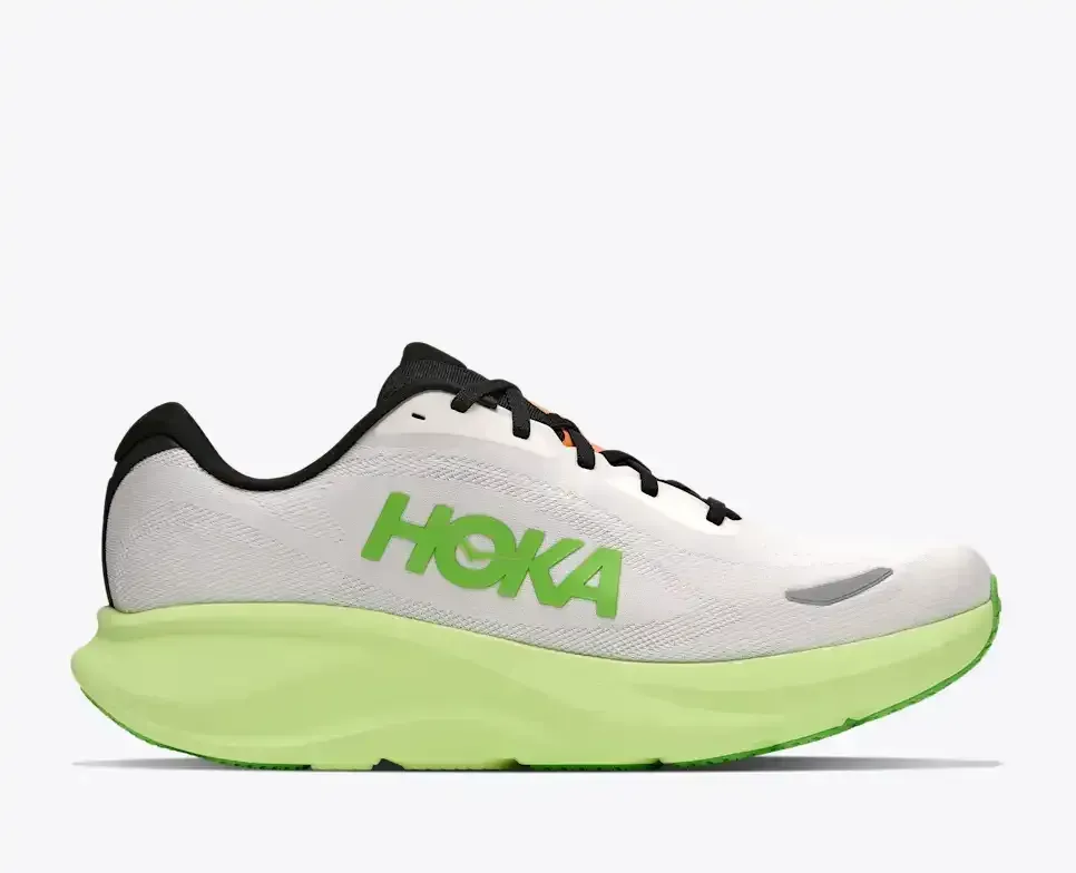 HOKA Rincon 5 Frost Black Media front view