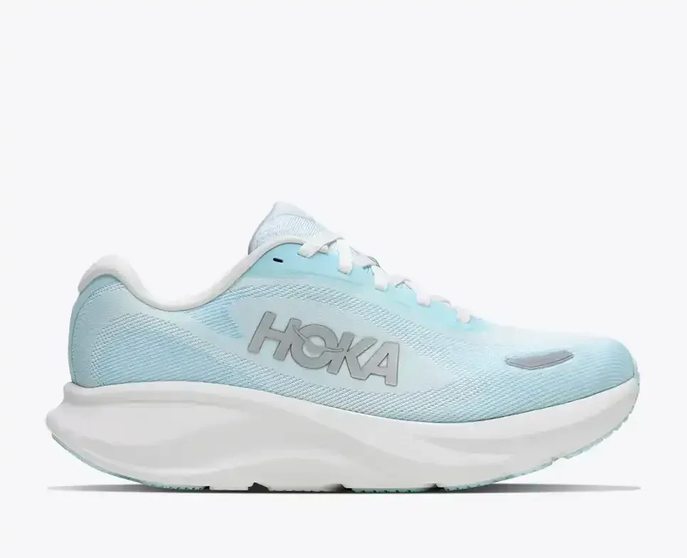 HOKA Rincon 5 Glimmering Blue Silver (Damen) Media front view