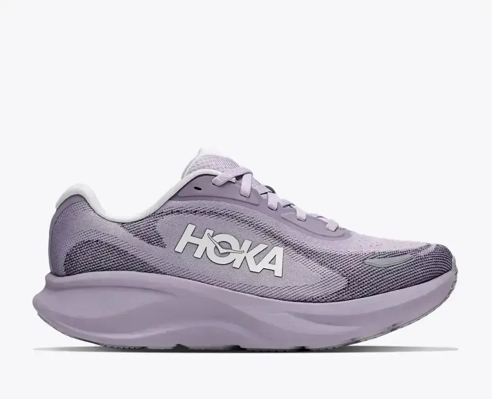 HOKA Rincon 5 Mellow Lilac Silver (Damen) Media front view