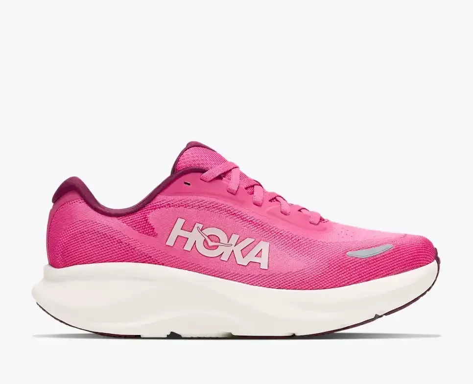 HOKA Rincon 5 Pink Punch Alabaster (Damen) Media front view