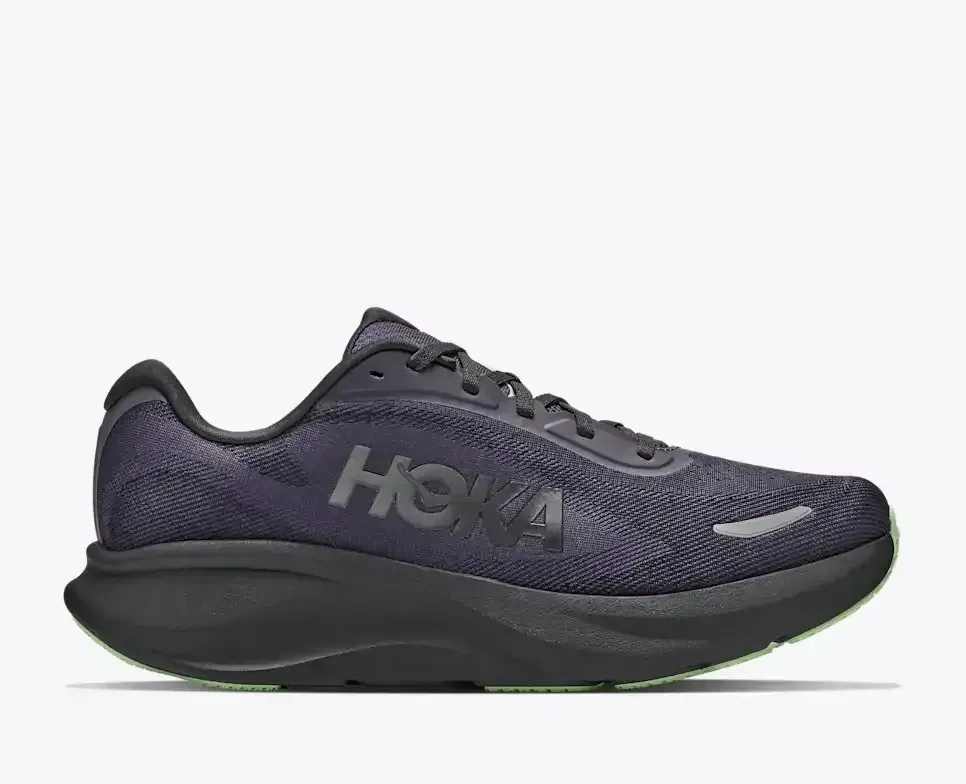 HOKA Rincon 5 Squid Ink Carbon Black Media front view