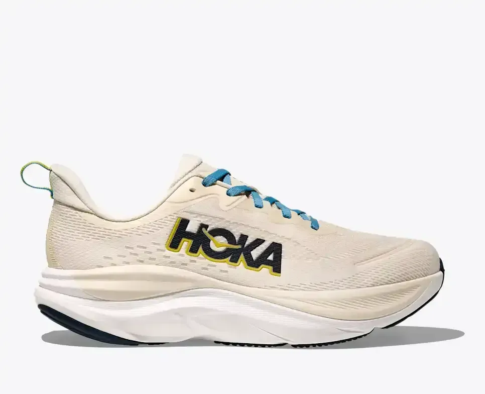HOKA Skyflow Birke Alabaster Media front view