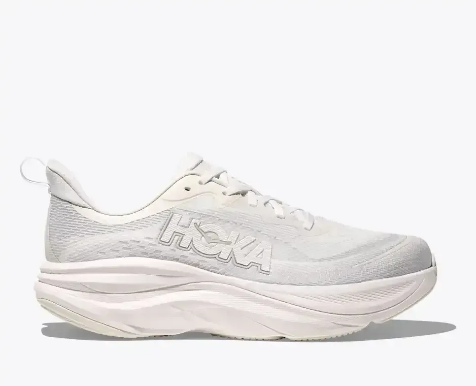 HOKA Skyflow Frost Cosmic Grey Media front view