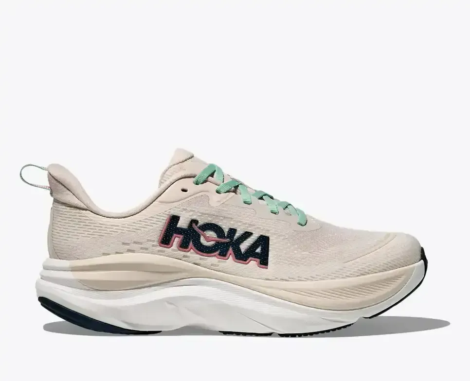 HOKA Skyflow Rose Cream Alabaster (Damen) Media front view
