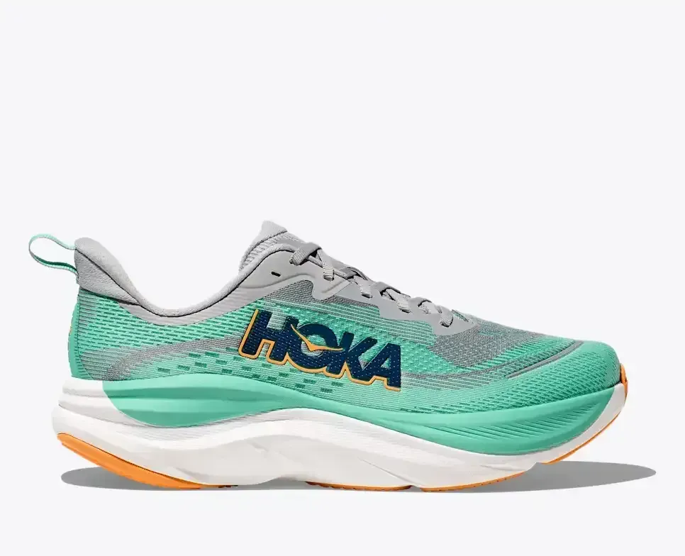 HOKA Skyflow Stellar Grey Shoreline Media front view