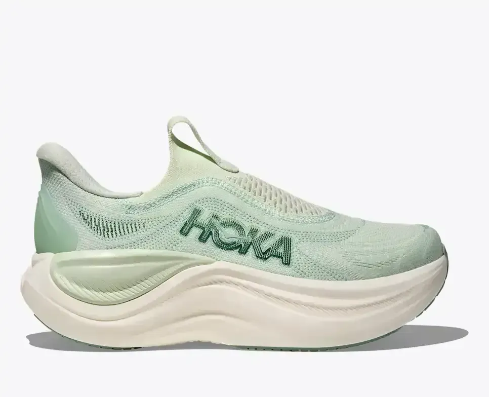 HOKA Skyward Laceless Sea Glass Sage (Damen) Media front view