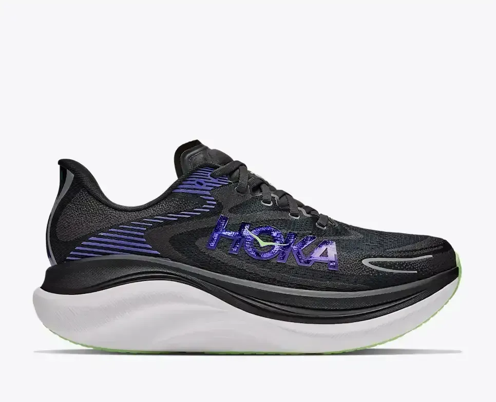 HOKA Skyward X 2 Carbon Black Neon Nebula Media front view
