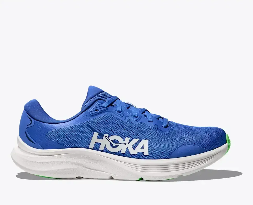 HOKA Solimar 2 Kobaltblau Neongrün Media front view