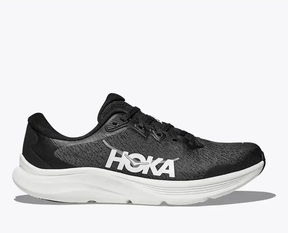HOKA Solimar 2 Schwarz Weiß Media front view