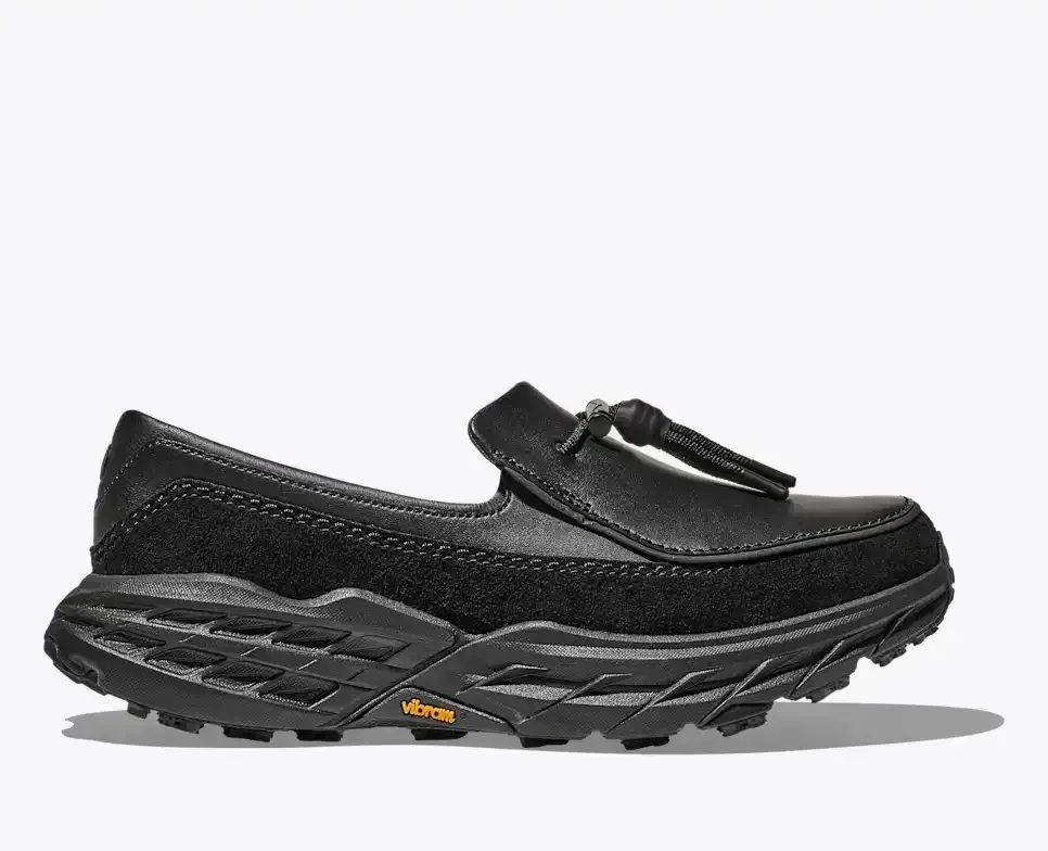 HOKA Speed ​​Loafer Schwarz Media front view