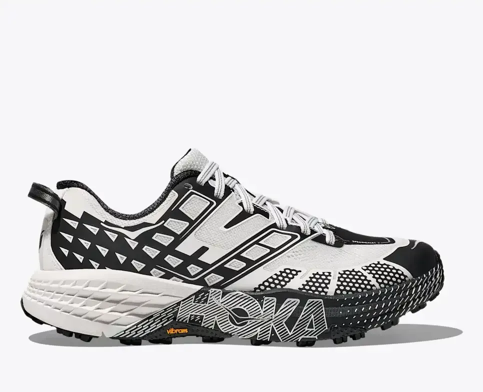 HOKA Speedgoat 2 Black Frost Media front view
