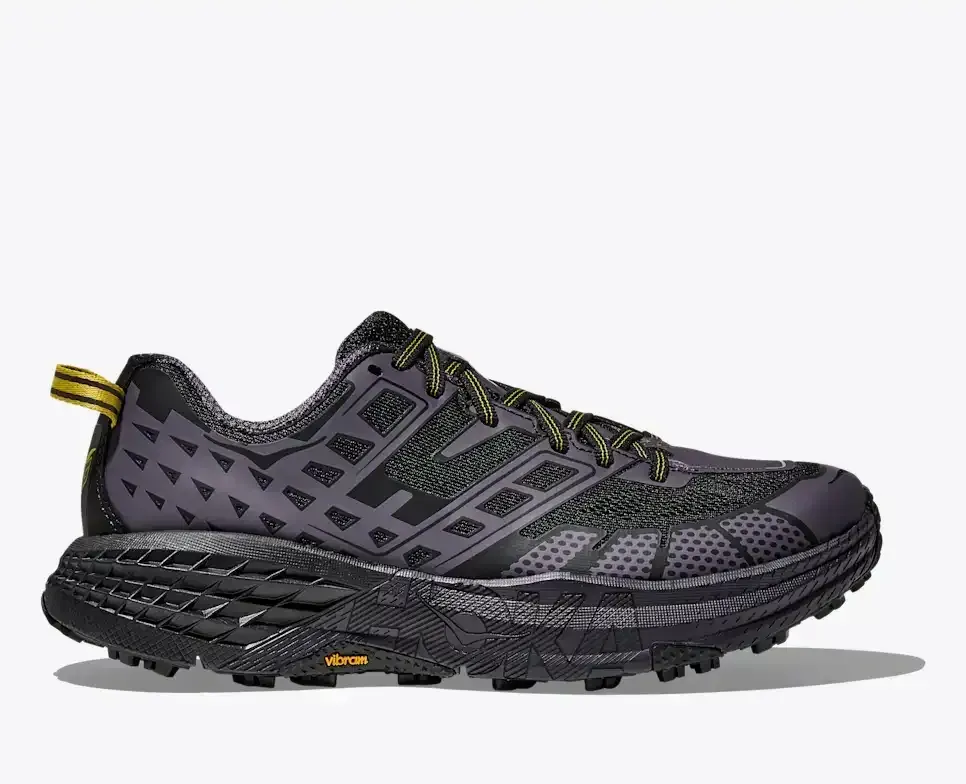 HOKA Speedgoat 2 Black Squid Ink Media front view