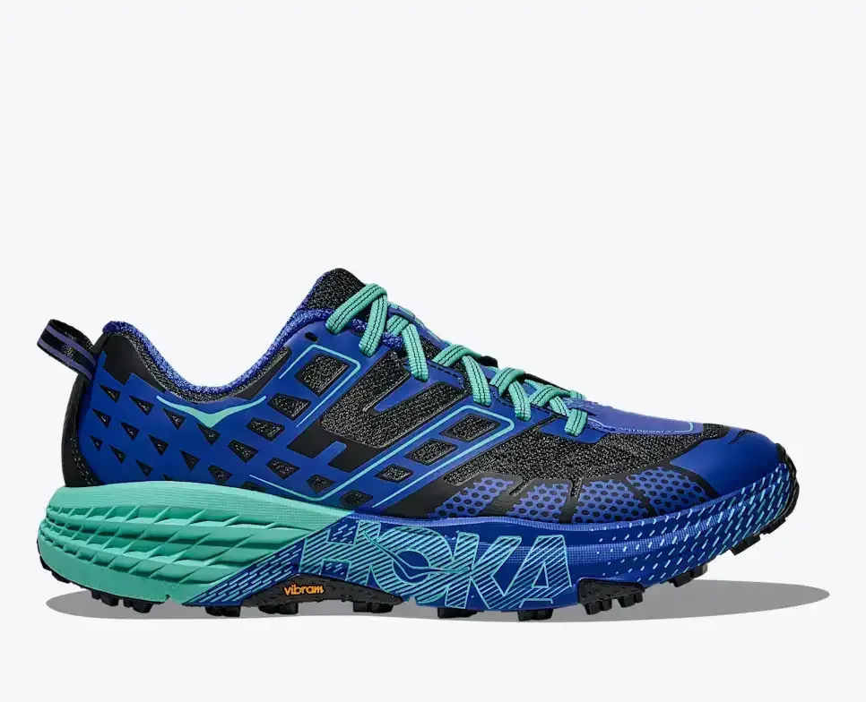 HOKA Speedgoat 2 Obsidian Ultramarin Media front view