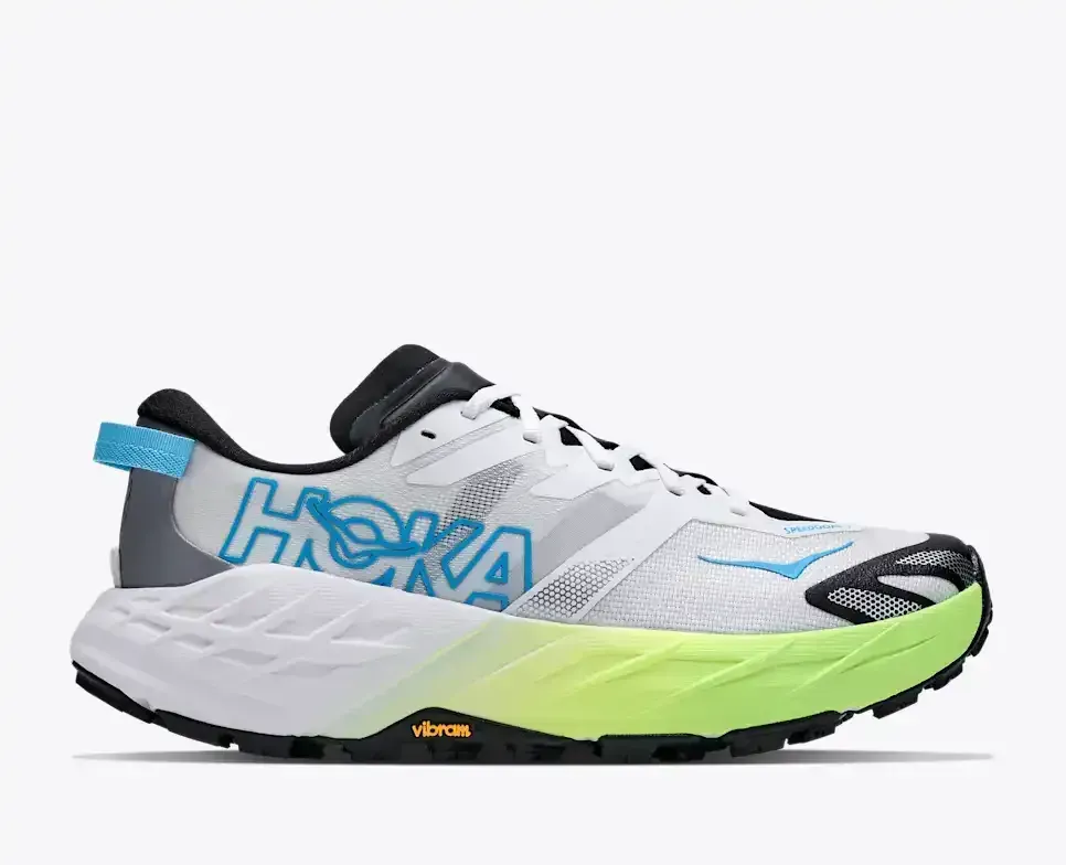 HOKA Speedgoat 7 Frost Neon Yuzu (Damen) Media front view