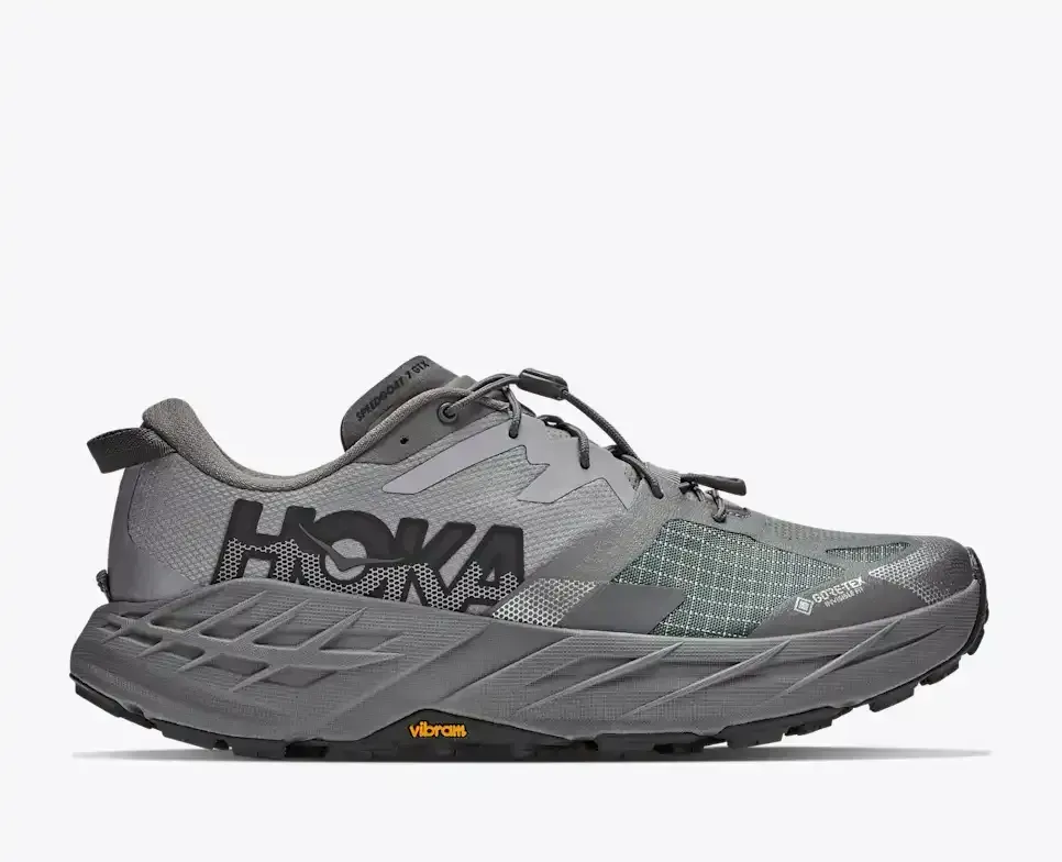 HOKA Speedgoat 7 GORE-TEX® Asteroid Galactic Grey Media front view