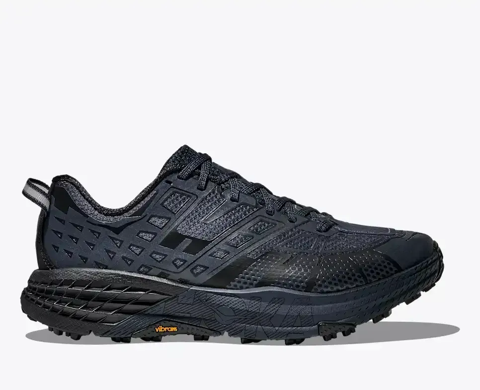 HOKA Stealth/Tech Speedgoat 2 Varsity Navy Schwarz Media front view