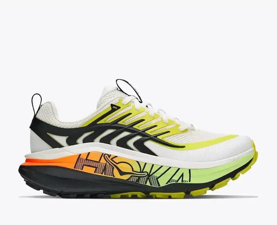 HOKA Stinson 8 Frost Black Media front view