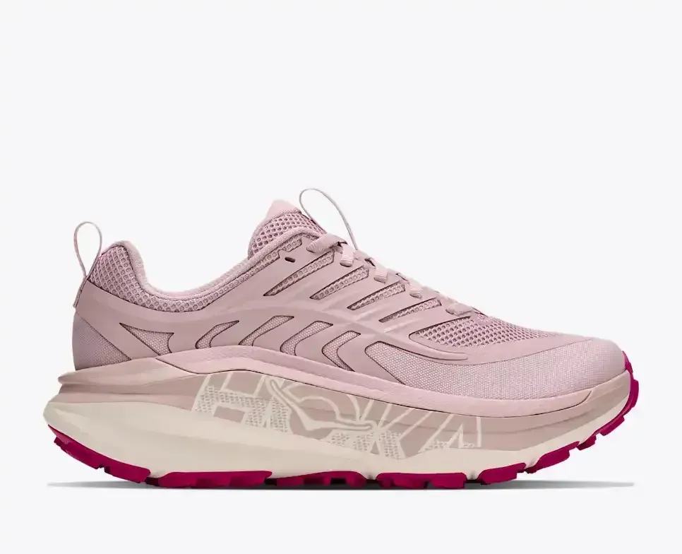 HOKA Stinson 8 Pink Opal Alabaster (Damen) Media front view