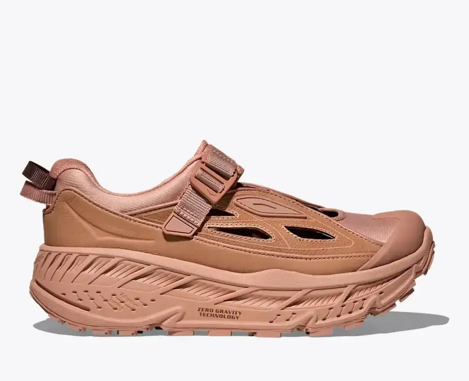HOKA Stinson Breeze Sienna Media front view