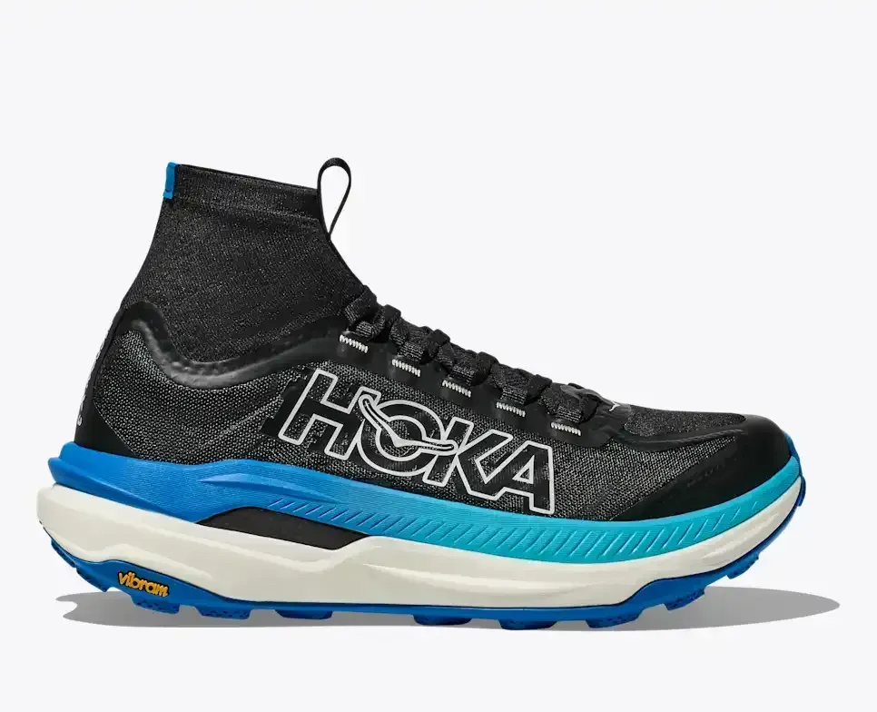 HOKA Tecton X 3 Schwarz Hoka Blau Media front view
