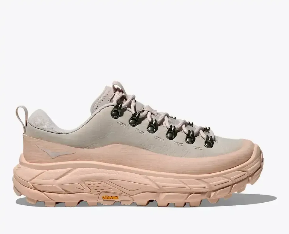 HOKA Tor Summit Rose Cream Tangerine Glow Media front view