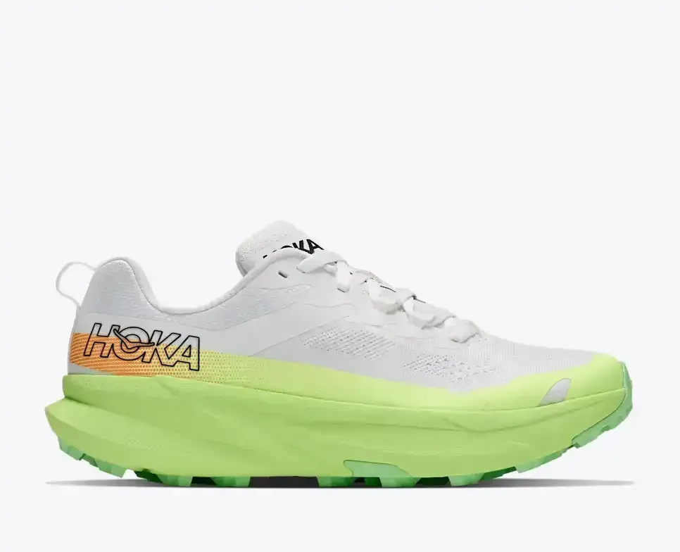 HOKA Torrent 5 Frost Neon Yuzu Media front view