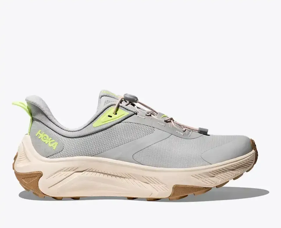 HOKA Transport 2 Cosmic Grey Neon Yuzu (Damen) Media front view