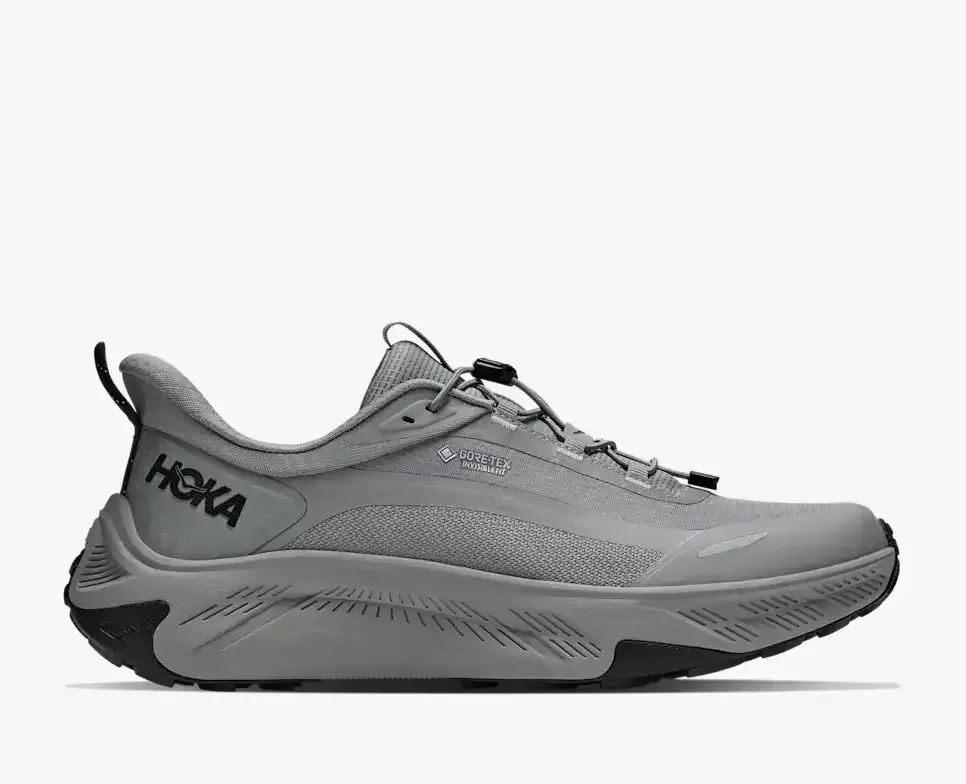 HOKA Transport 2 GORE-TEX Galactic Grey Media front view