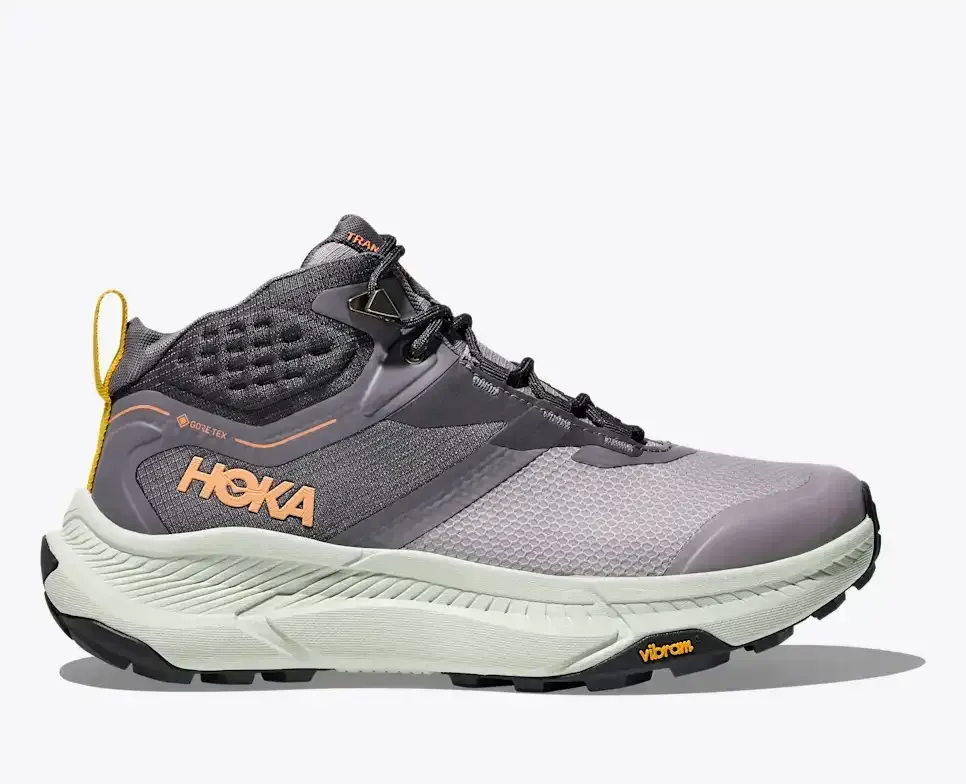 HOKA Transport Hike GORE-TEX Grey Skies Sea Glass (Damen) Media front view