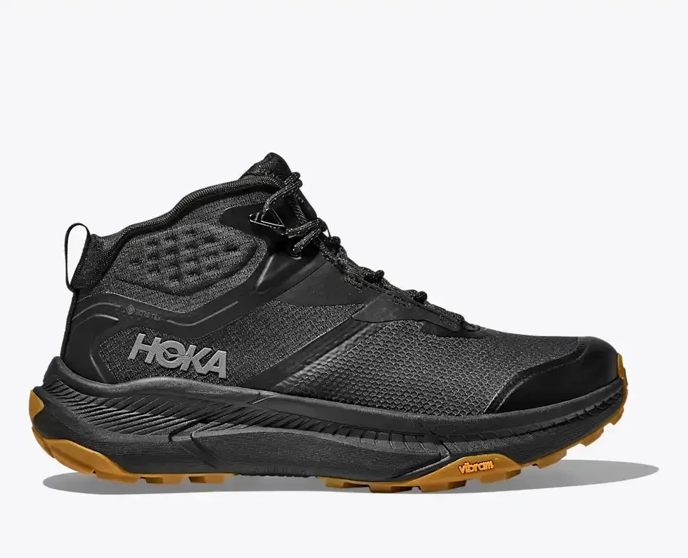 HOKA Transport Hike GORE-TEX Schwarz Media front view